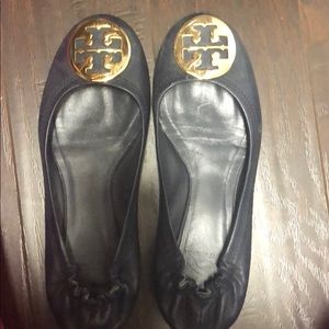 Tory Burch Navy Flats